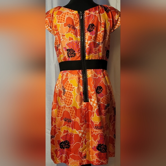 * PHOEBE COUTURE floral silk dress Final Discount - Picture 3 of 5